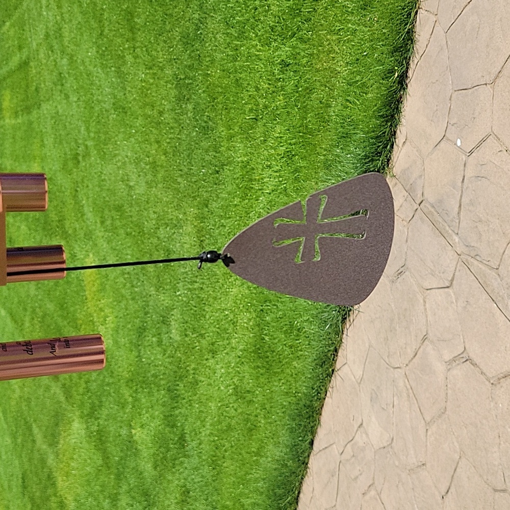 Wind Chime with Black Accents. New Inbox. Copper - Picture 5 of 6